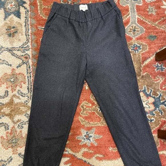 Le Fou Wilfred Grey Wool Jogger Pants - Picture 5 of 5
